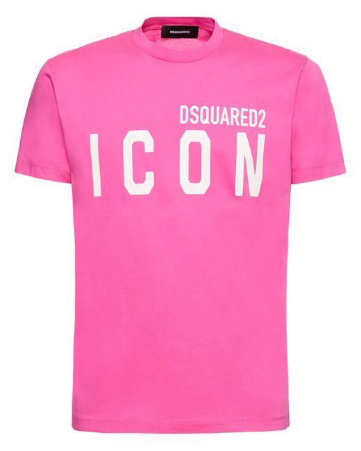 Dsquared2 Printed Logo Cotton T-shirt