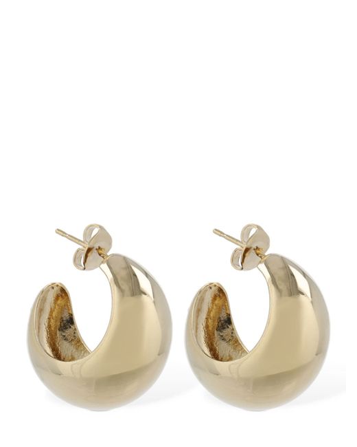Isabel Marant Shiny Crescent Hoop Earrings