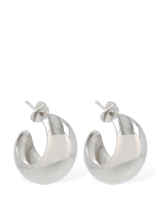 Isabel Marant Shiny Crescent Hoop Earrings