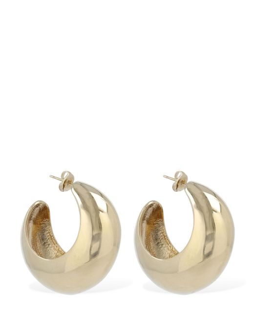 Isabel Marant Shiny Crescent Big Hoop Earrings