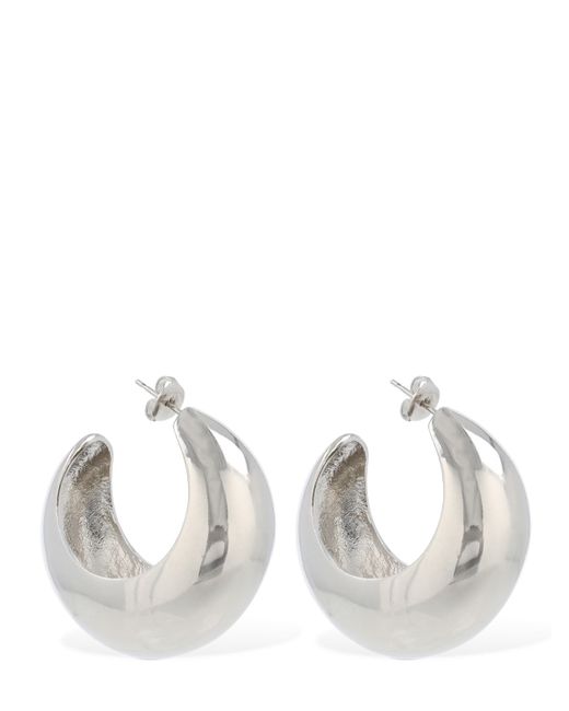 Isabel Marant Shiny Crescent Big Hoop Earrings