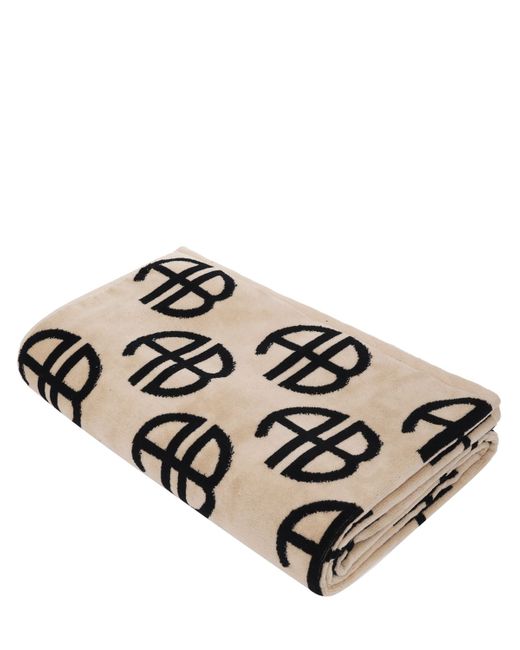 Anine Bing Bahia Monogram Print Towel