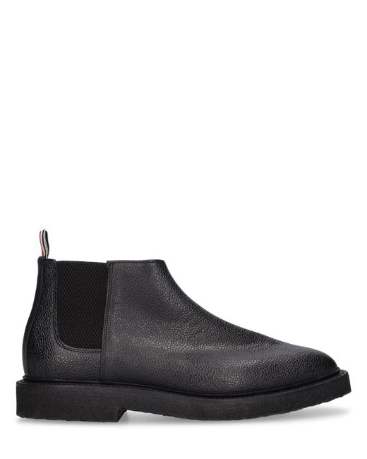 Thom Browne Mid Top Chelsea Boots W Crepe Sole