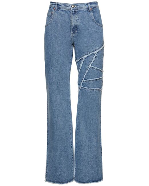 Andersson Bell Ghentel Raw-cut Flared Jeans