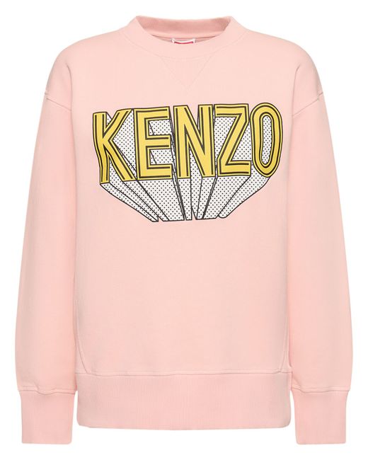 KENZO Paris Kenzo 3d Oversize Cotton Sweatshirt
