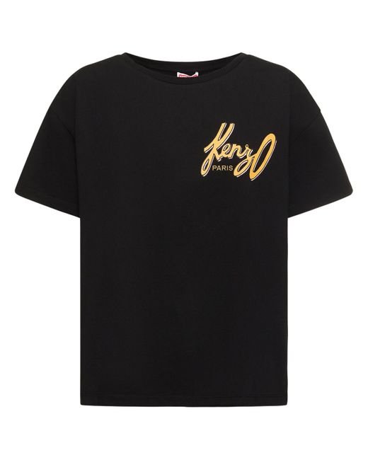 KENZO Paris Graphic Relaxed Cotton T-shirt