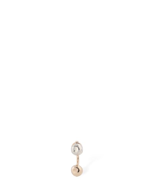 Dodo Pepita 9kt Silver Mono Earring