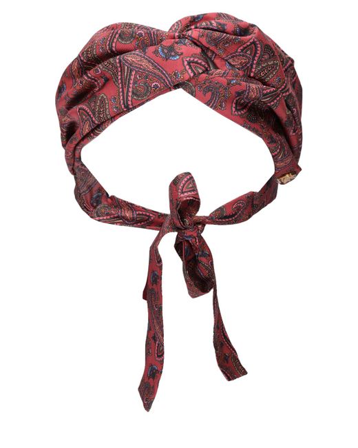 Etro Silk Headband With Bow