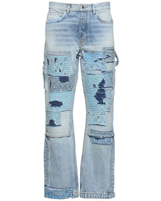 Amiri Patchwork Bandana Carpenter Jeans