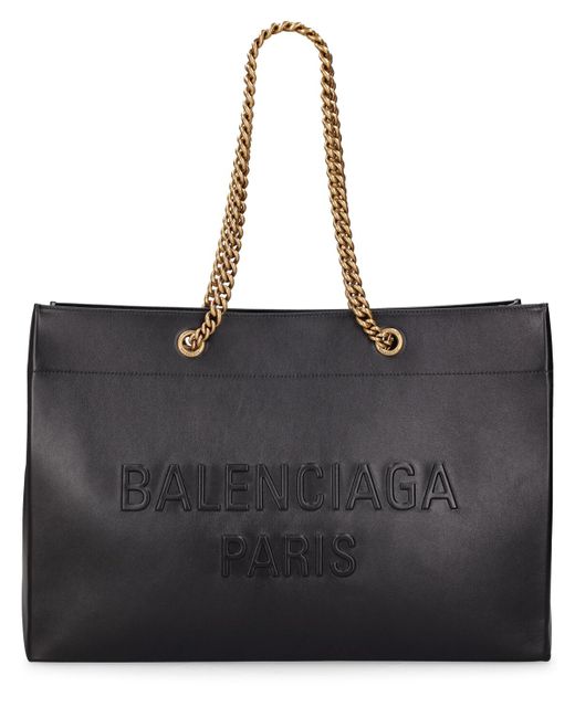 Balenciaga Large Duty Free Leather Tote Bag