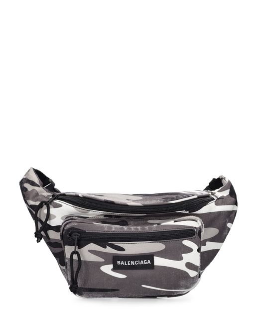 Balenciaga Camo Printed Nylon Belt Bag