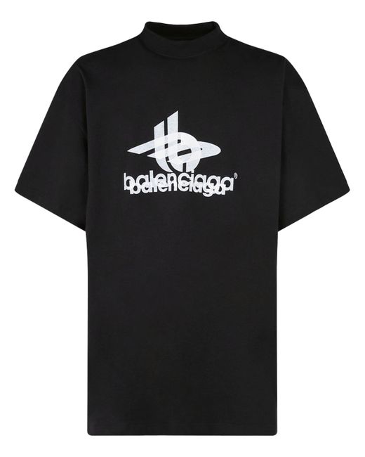Balenciaga Layered Sports Vintage Cotton T-shirt