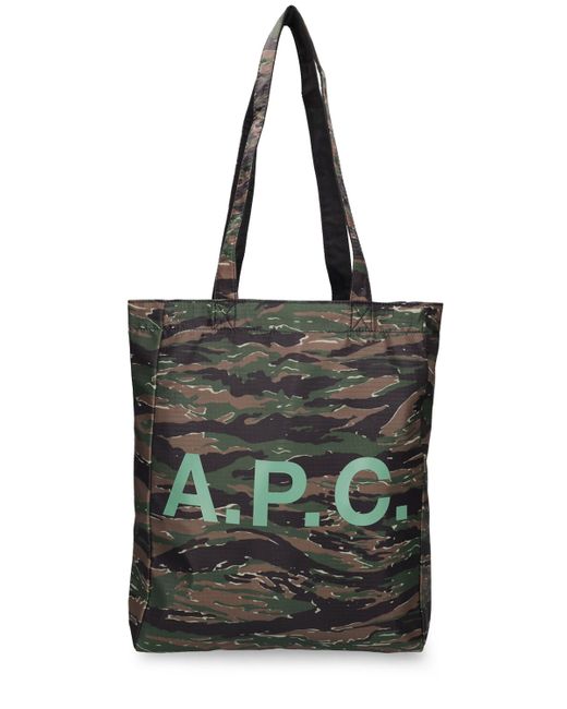 A.P.C. Lou Reversible Nylon Tote Bag