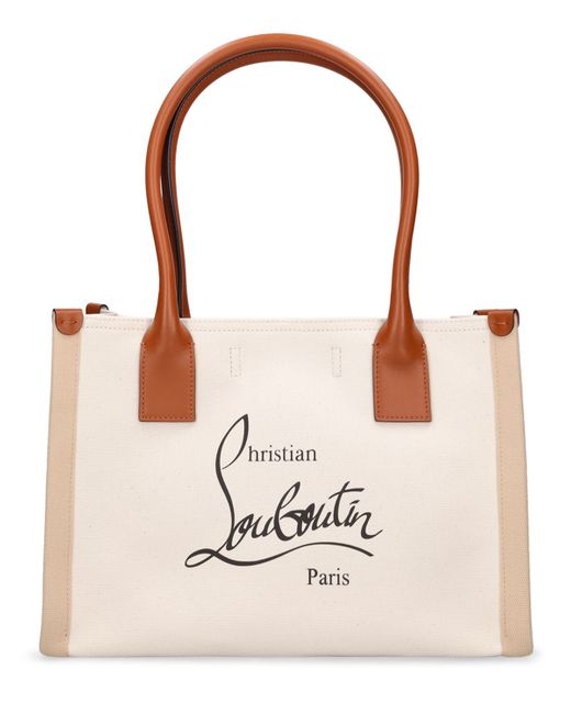 Christian Louboutin Small Nastroloubi Canvas Tote Bag