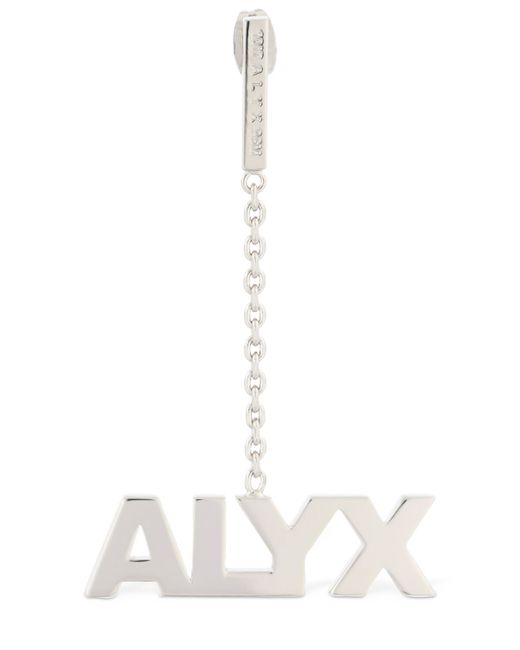1017 Alyx 9Sm Logo Pendant Mono Earring