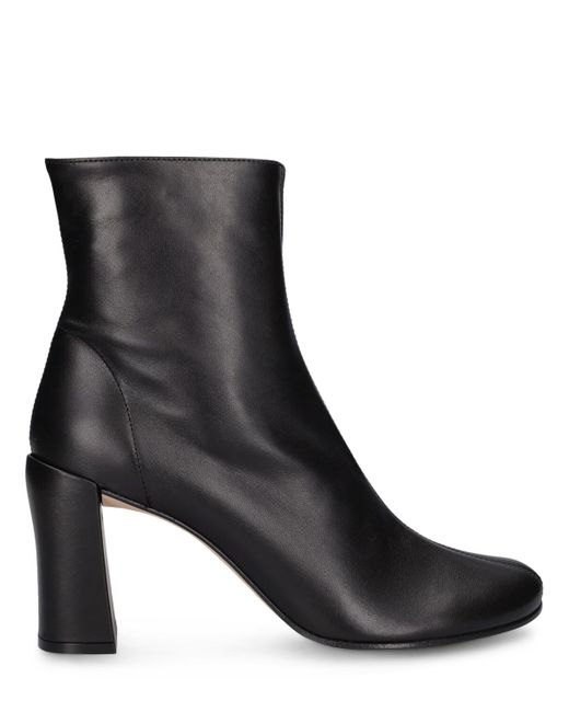 by FAR 100mm Vlada Leather Ankle Boots