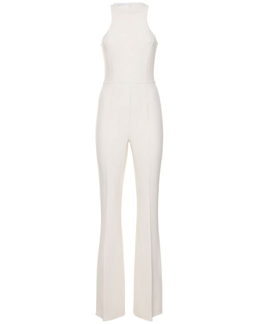 Michael Kors Collection Stretch Wool Crepe Jumpsuit