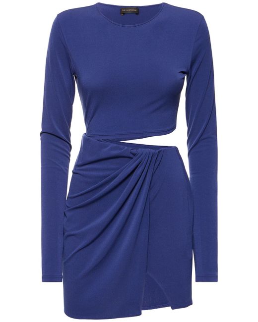 The Andamane Gia Cutout Stretch Jersey Mini Dress