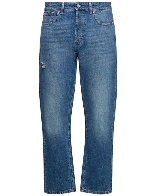 Valentino Cotton Denim Regular Fit Jeans