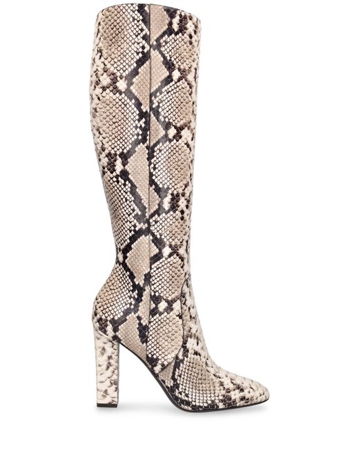 Michael Kors Collection 110mm Carly Runway Python Print Boots