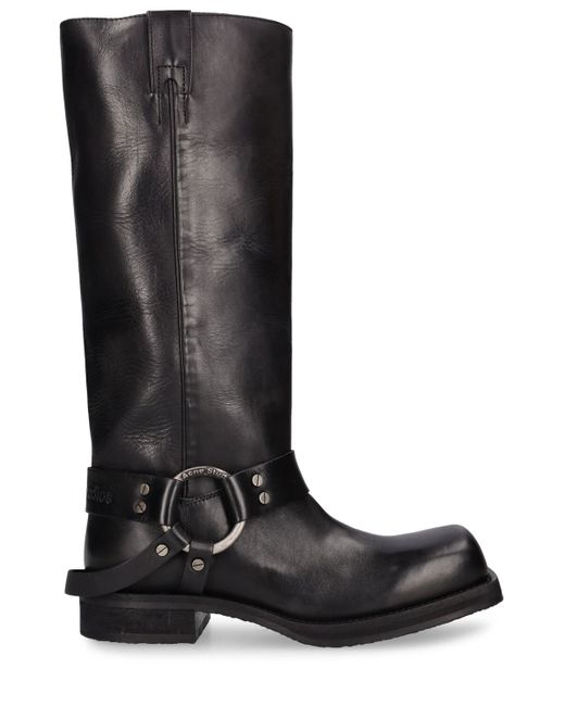 Acne Studios 40mm Leather Tall Boots