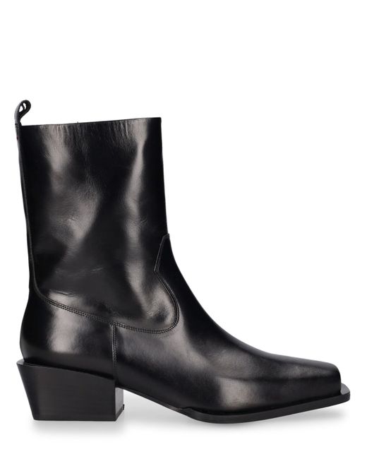 Aeyde 40mm Bill Leather Ankle Boots