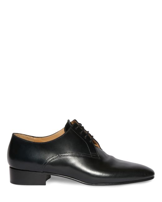 The Row 20mm Kay Leather Lace-up Shoes