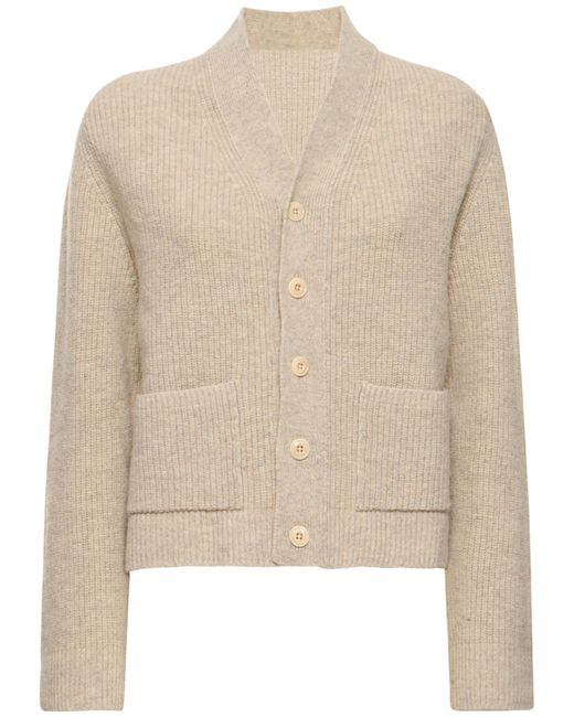 Lemaire Cropped Wool Cardigan