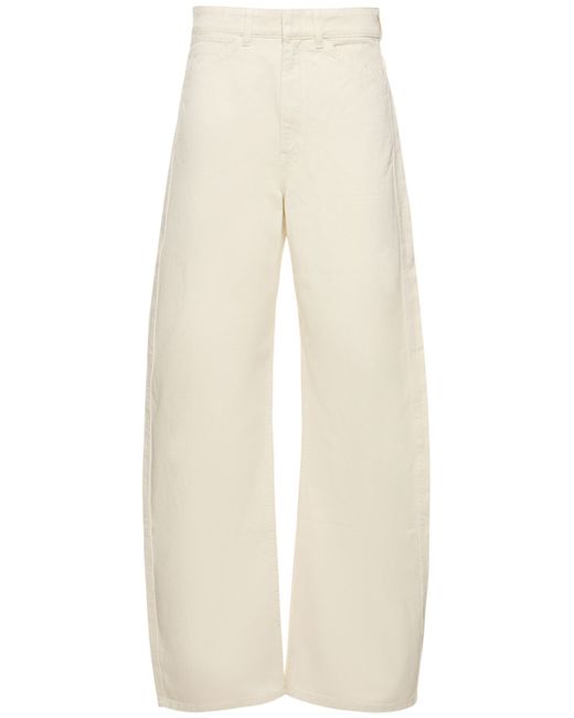 Lemaire High Waist Curved Cotton Pants