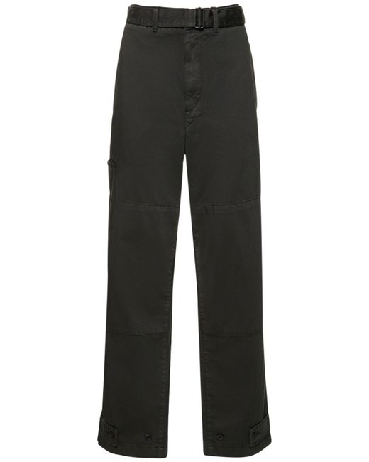 Lemaire Pleated Cotton Military Pants