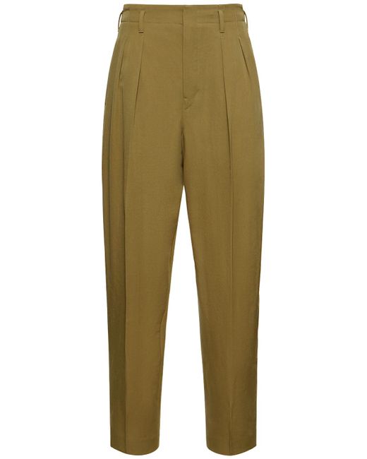 Lemaire Pleated Tapered Wool Pants