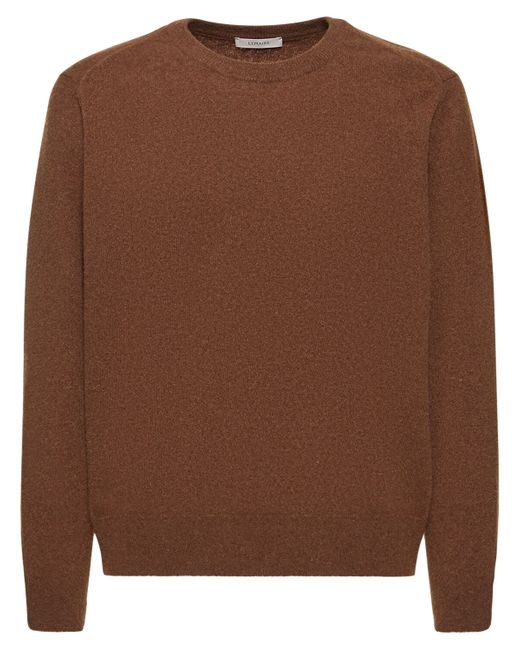 Lemaire Wide Neck Wool Blend Knit Sweater