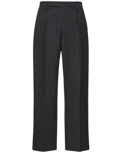 Lemaire Pleated Wool Blend Pants
