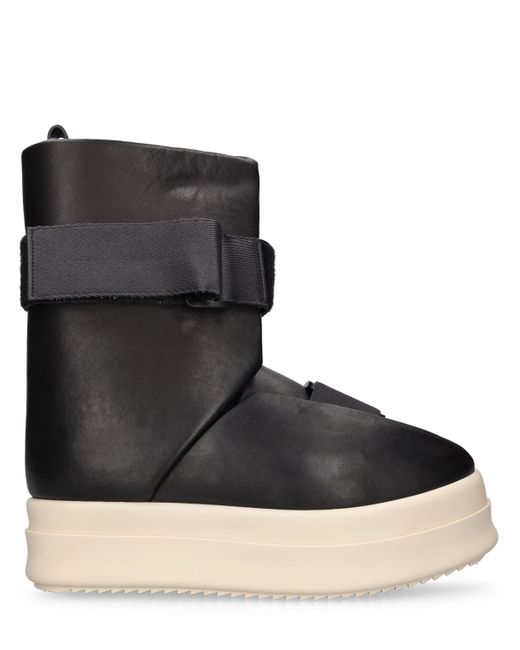 Rick Owens Padded Leather Low Sneakers