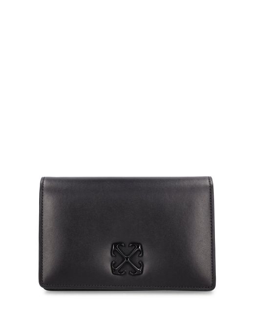 Off-White Jitney Leather Wallet W Chain