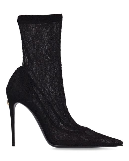 Dolce & Gabbana 105mm Lollo Lace Heels