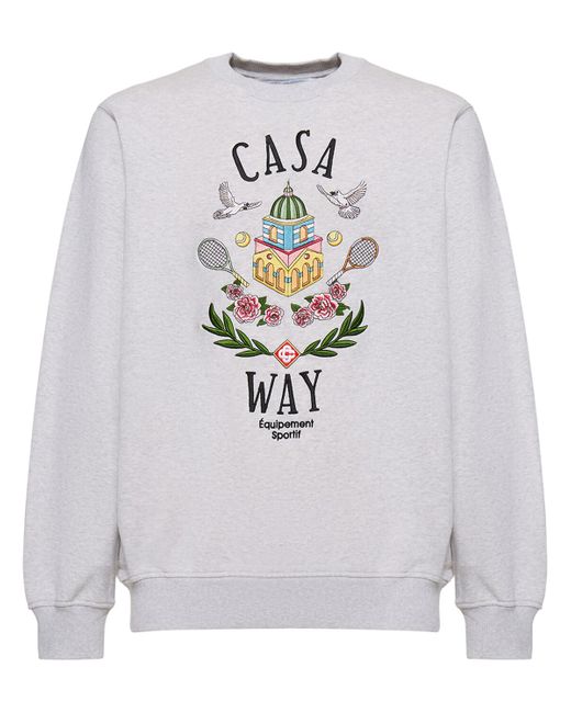 Casablanca Casa Way Organic Cotton Sweatshirt