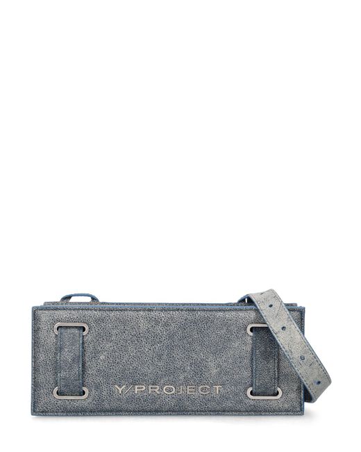 Y / Project Mini Accordion Leather Shoulder Bag