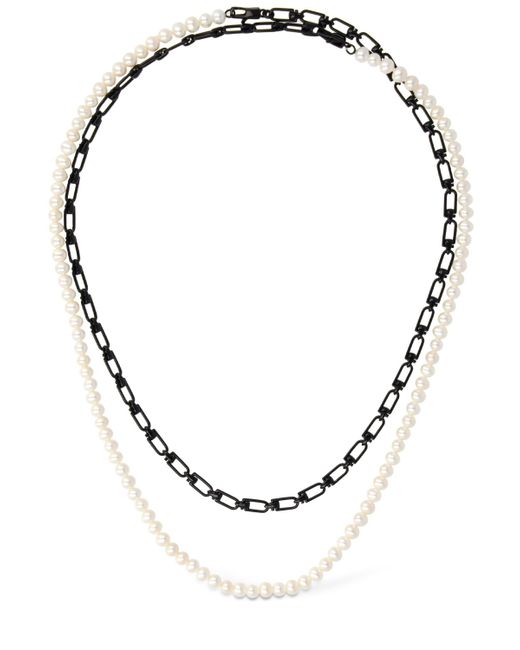 Eéra Chain Pearl Double Reine Necklace