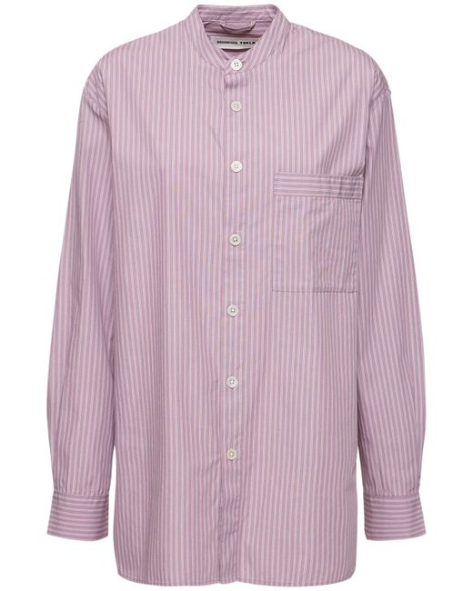Birkenstock Tekla Buttoned Cotton Sleep Shirt