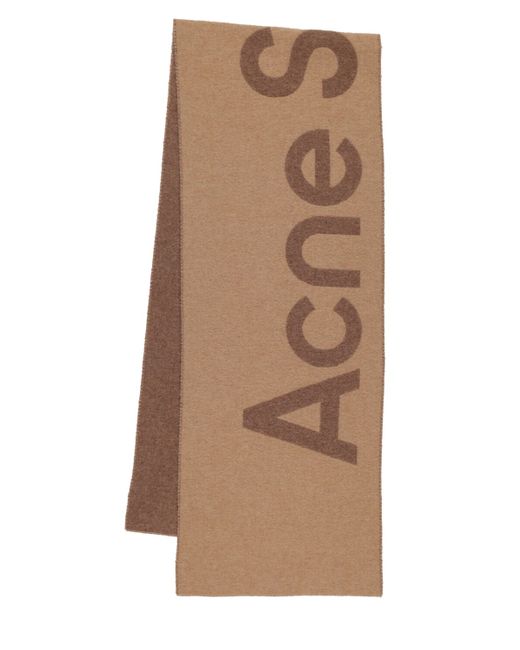 Acne Studios Logo Wool Scarf