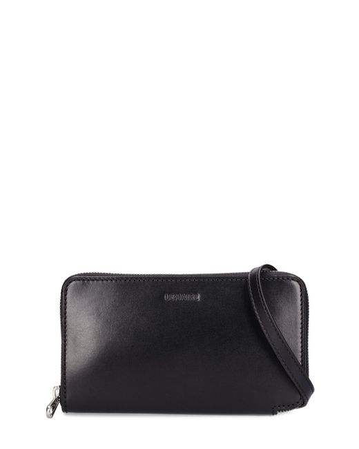 Lemaire Continental Leather Wallet Bag