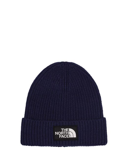 The North Face Logo Acrylic Blend Knit Beanie