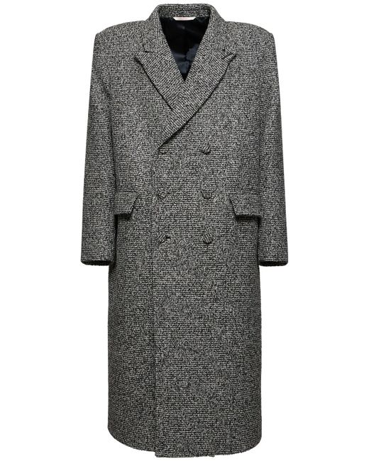 Valentino Wool Blend Double Breasted Coat