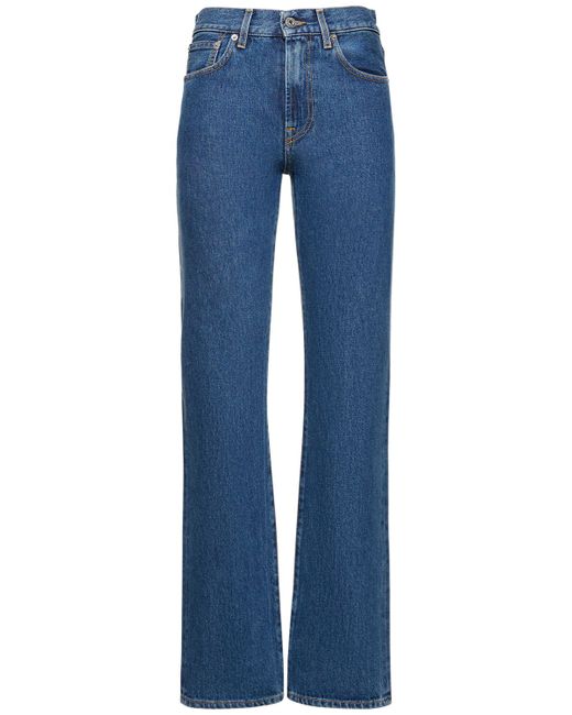 J.W.Anderson High Waist Denim Straight Jeans