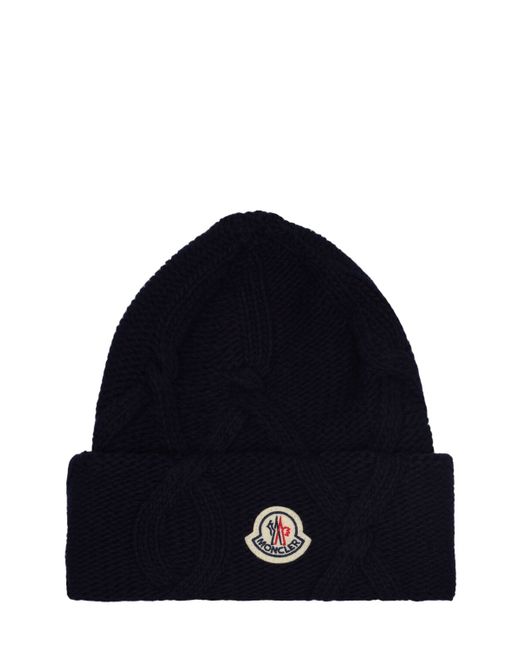 Moncler Tricot Carded Wool Beanie