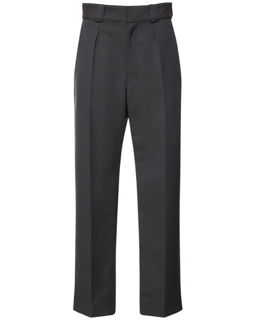 Lemaire Carrot Wool Blend Pants