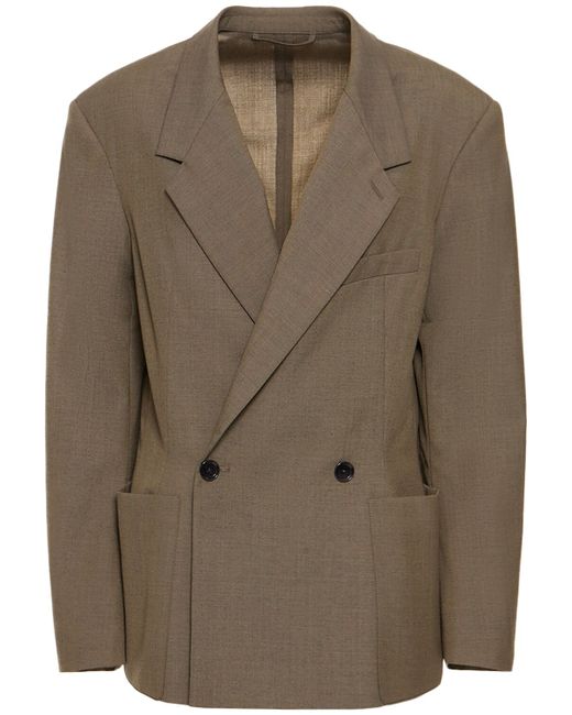 Lemaire Soft Tailored Wool Blend Jacket