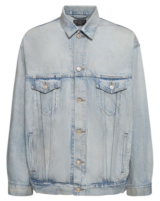 Balenciaga Organic Japanese Cotton Denim Jacket