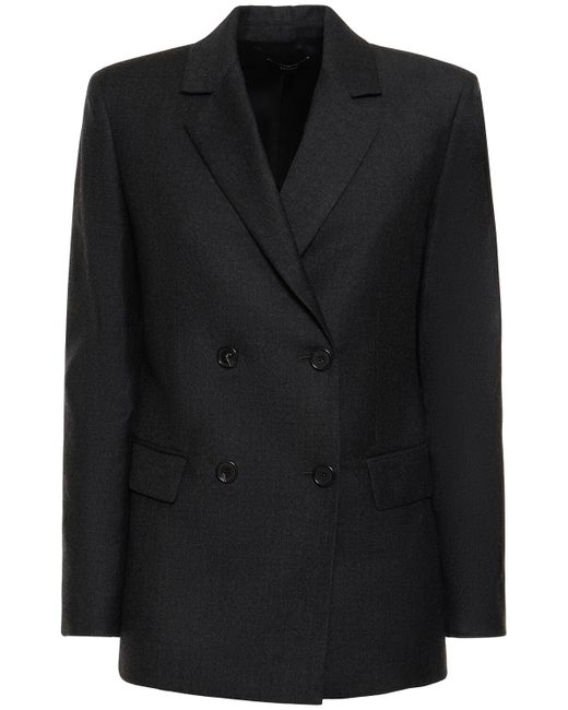 Theory Double Breasted Wool Jacket